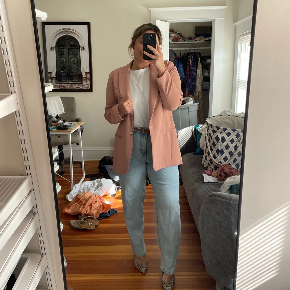 Pink blazer worn once